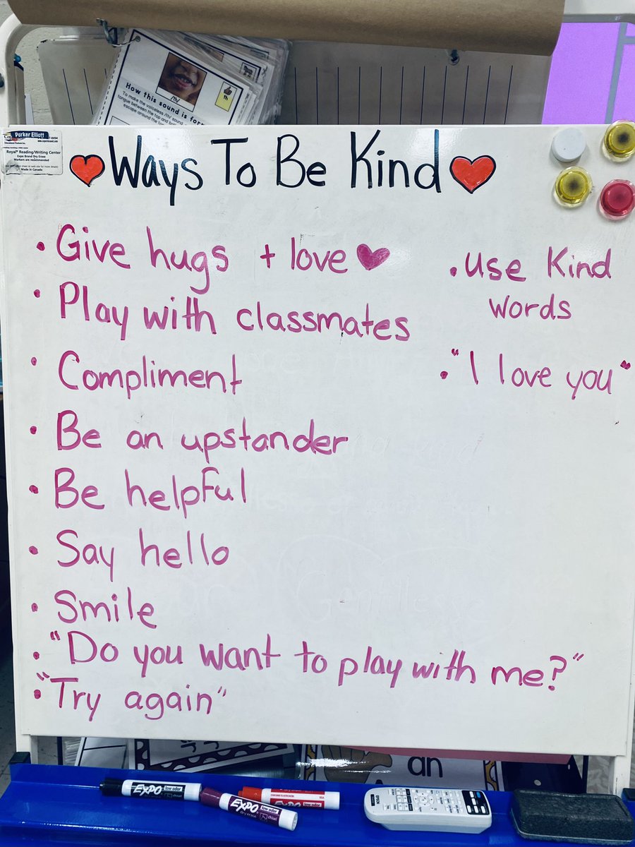 MsPenny14's tweet photo. We’ve spent the week in Gr. 1/2 learning about what it means to be a bully, how to be an upstander, and today we had the chance to identify ways to be kind &amp; fill others buckets. We choose kindness💓 #BullyingAwarenessAndPreventionWeek https://t.co/zvAm3Dp43m