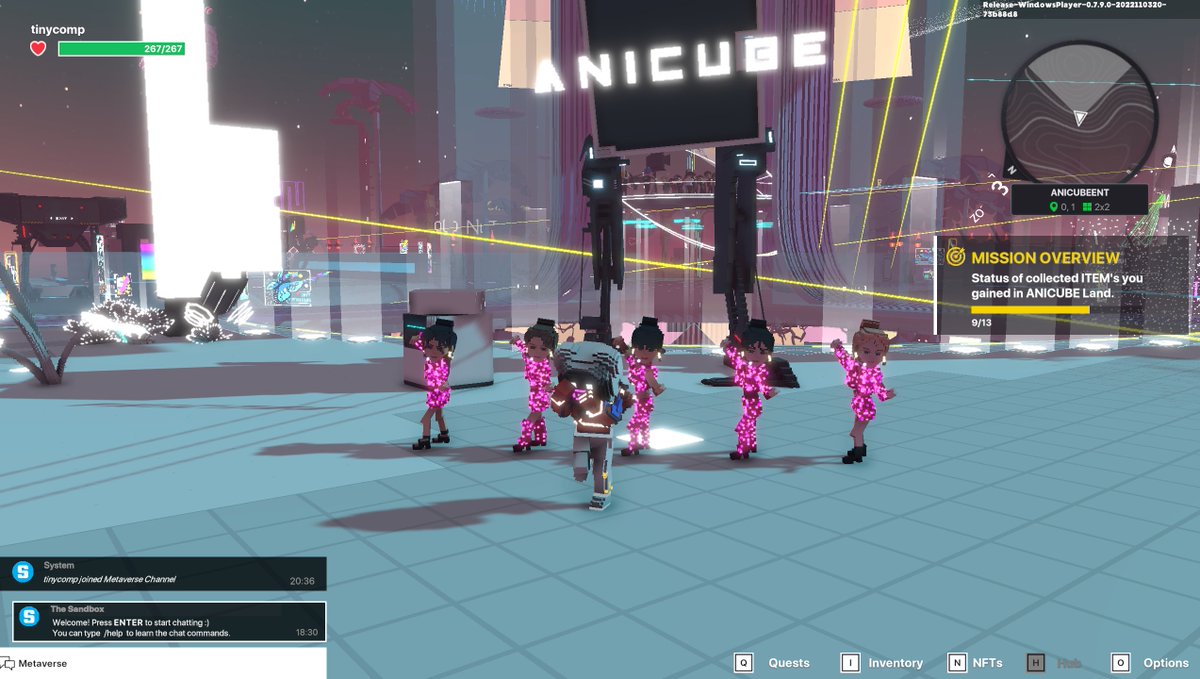 tinycomp's tweet photo. @TheSandboxGame @cubeunited @kleague @MetaToyDragonZ @anicube_ent I dived into the K-verse mini-event! 👇⛩ https://t.co/UgbCrdxLjg
