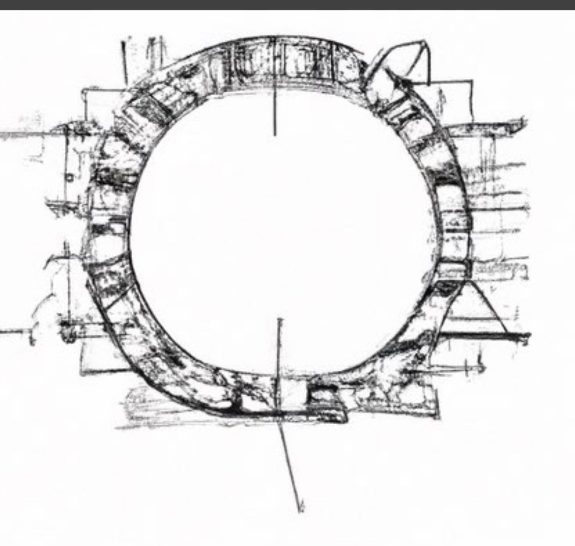unlimitedingenu's tweet photo. The outer shell was only to protect these other inner #circles maybe to focus at a point in the center. Maybe it was a phone to send messages into space. #cellphone #space #spacephone #ring https://t.co/qArsBkjcCJ