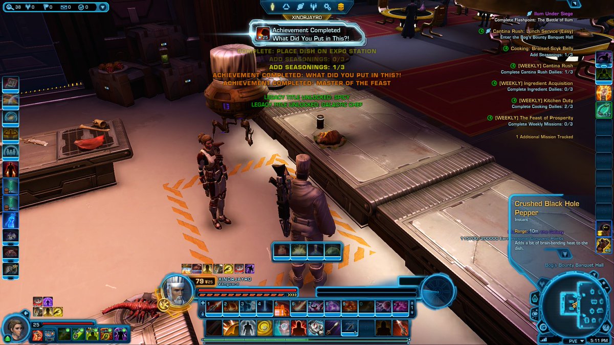 Mattflemz's tweet photo. Done with that! 🧑‍🍳 #SWTOR #GalacticChef https://t.co/uUbmPUA8aQ