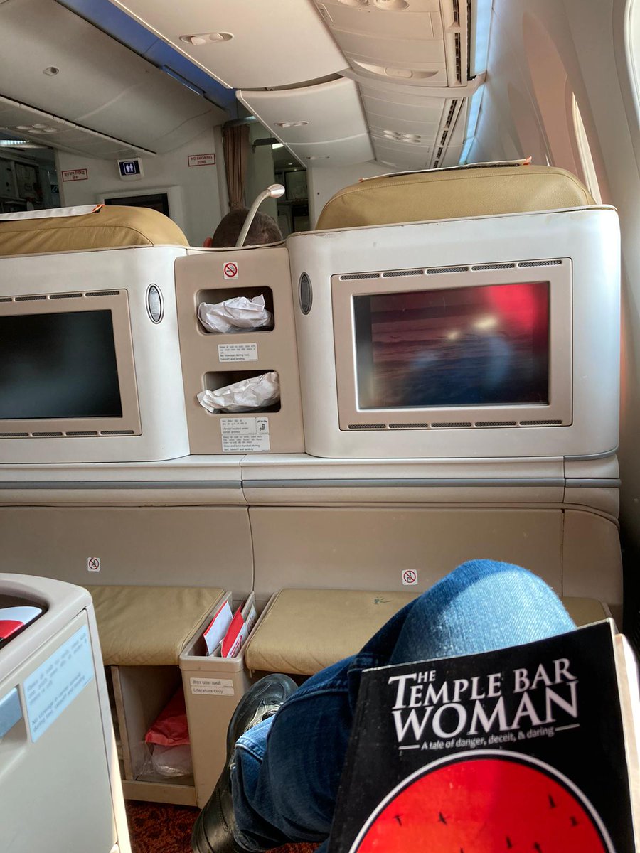sujatavidu's tweet photo. In-flight read: The Temple Bar Woman - a tale of danger, deceit and dare.😃
#book #BookTwitter
#Thriller #fiction #novel
#inflightreads #HappyFriday #readingforpleasure https://t.co/9A8XeoESKz