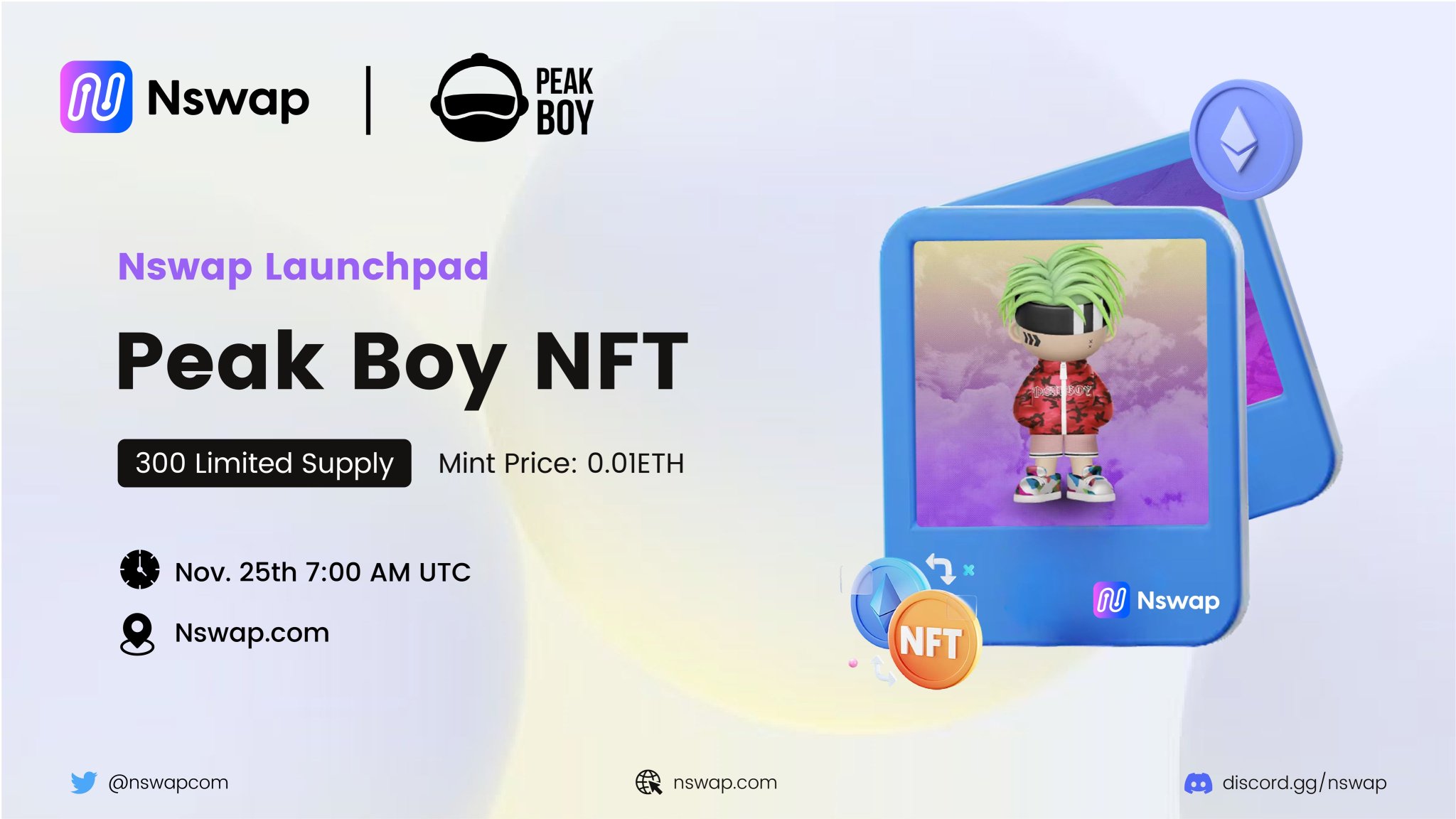 Nswap on twitter nswap x peakboy nswap mint peakboy