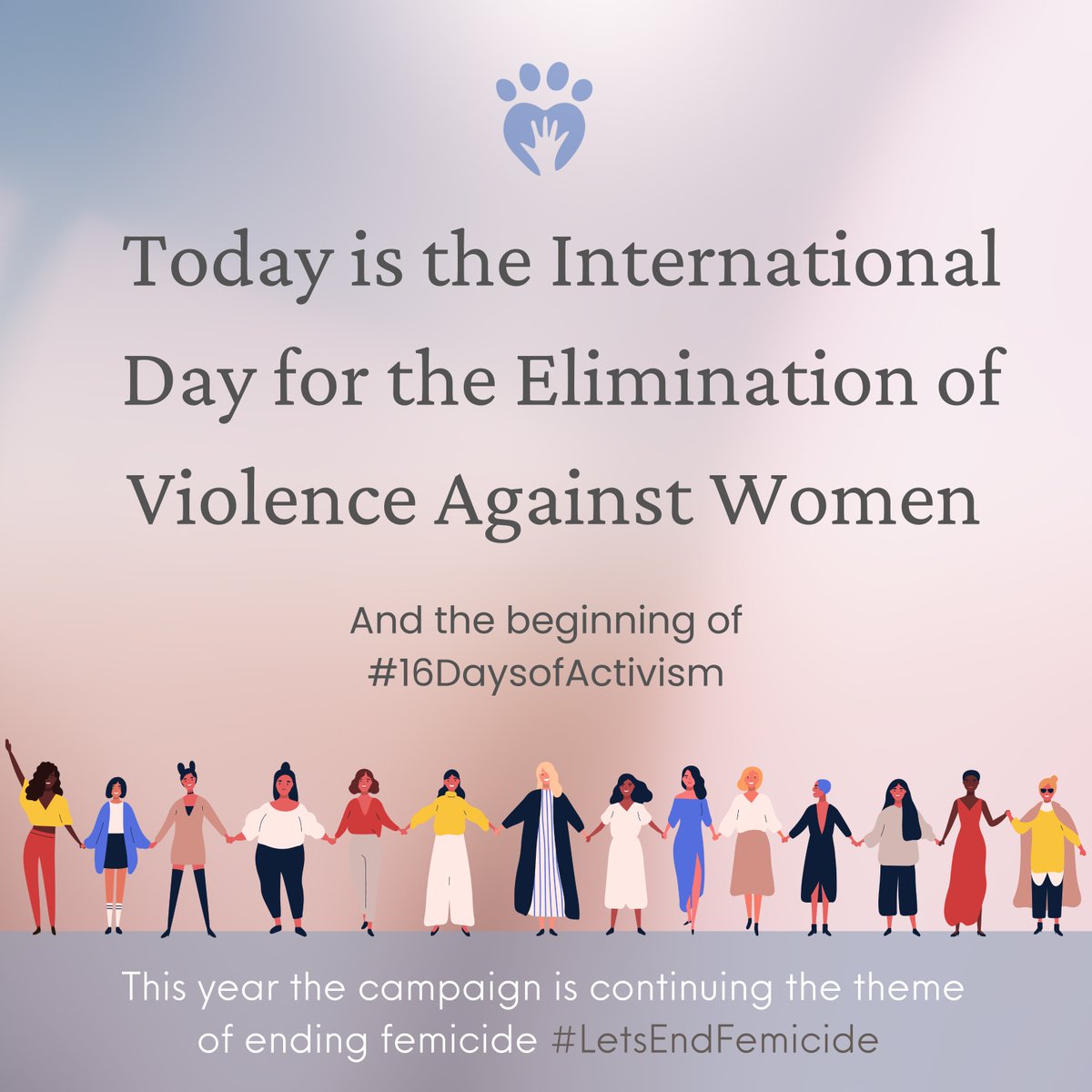 Today is the International Day for the Elimination of Violence Against Women, and the first day of #16DaysofActivism. 

This year the campaign will be continuing last year's theme of Femicide in recognition of this pervasive global problem.

#16DaysCampaign #LetsEndFemicide #DFV