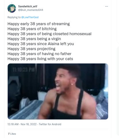 LowTierFraud's tweet photo. @arakawa_masato @Punishere1_ @Crispy427 @LowTiierGod Dale makes a living begging children and fatherless morons like yourself for money? That's what a baller does? Not an engineer making 6 figures? Daddy Dale is 38 and cries $50 for CAM? He makes money really? A begging b*tch boy? You really looped in the head ap3. 

A reminder .. https://t.co/pq3UO3RDv4