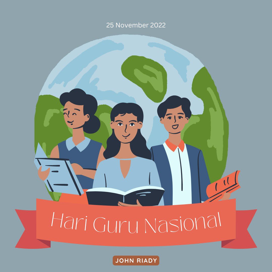 Guru adalah pahlawan tanpa tanda jasa yang senantiasa mengajar, membimbing, dan menuntun kita pada hal-hal kebaikan. Teruslah mengajar dengan hati dan tetaplah jadi sosok yang selalu menginspirasi. Selamat Hari Guru 👨‍🏫👩‍🏫