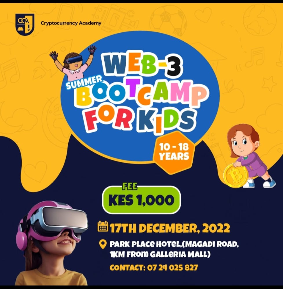 🤩 At cryptocurrency academy, we share your desire for a bright future for your children.

What would they learn at the boot camp:
1. Personal finance. 
2. How to position themselves for the future.
3. Play to earn. 🎮

See you there:🥳

Sign-up🔗: 

surveyheart.com/form/637eac983…

#P2E