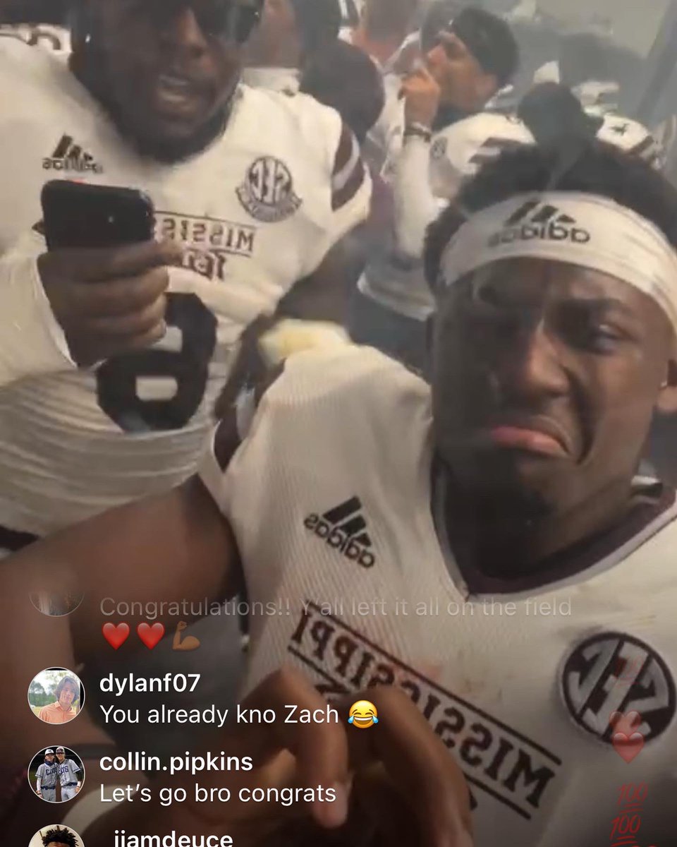 williamestis1's tweet photo. Post game dubs #MSSTvsMISS https://t.co/kIJdLxb4zi