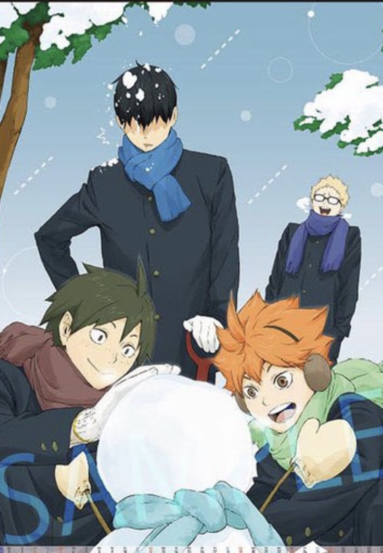 hourly karasuno first years tweet media