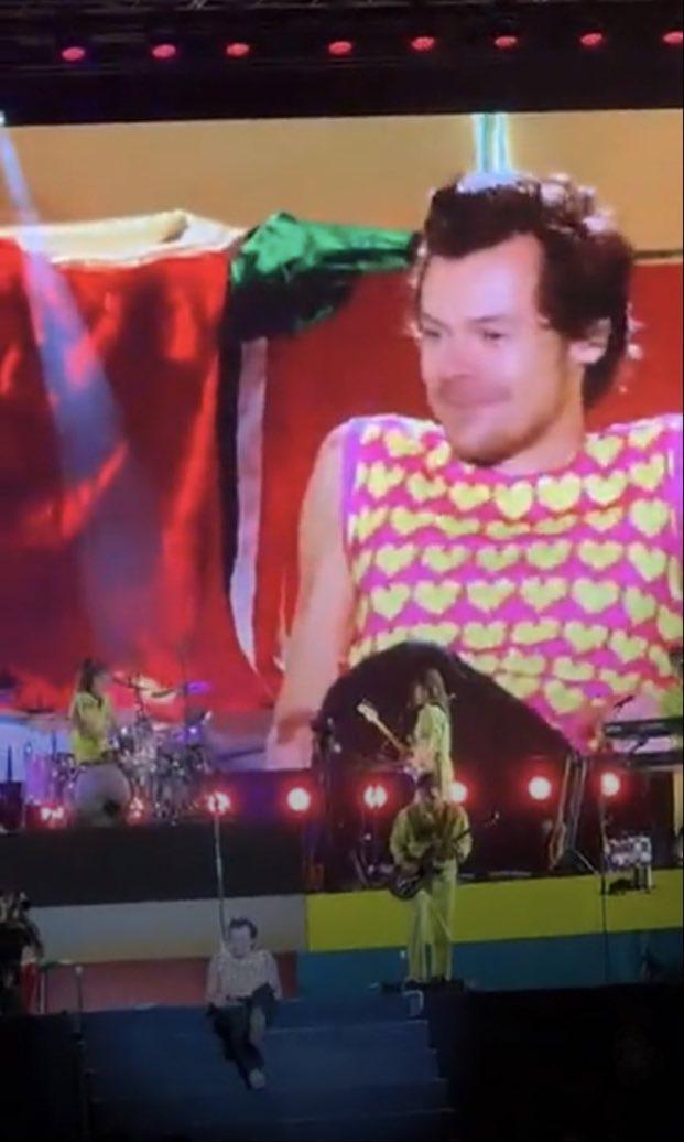 HarryMexOficial's tweet photo. Harry viendo a 65 mil personas en el Foro Sol cantar Love of My Life!🥺 💕 
#LoveOnTourMexicoCity https://t.co/hebTVw3sei