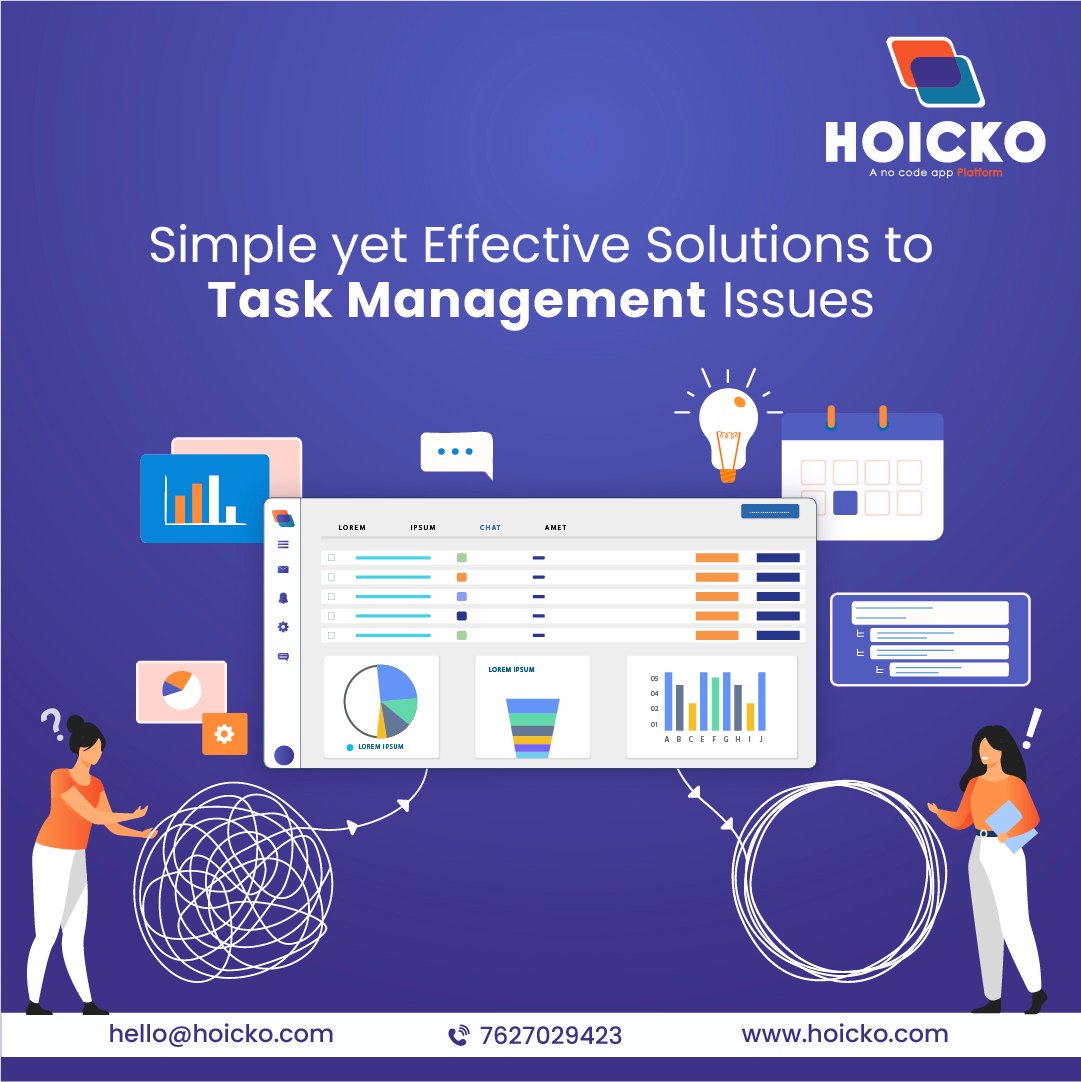 hoicko_official's tweet photo. Streamline your work with an effective solution, Adopting #HOICKO,the #besttaskmanagementsoftware helps you to deal with many problems.#hoicko #hoickotech #hoickoapp #nocodeapp #hoickotechnologies #projectmanagement #taskmanagementsoftware #taskmanagementsoftwareinIndia https://t.co/iFH4l1l4M9