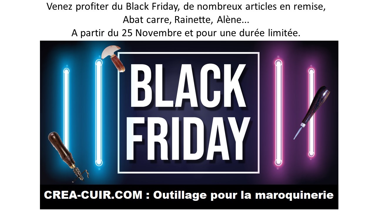 Black top friday maroquinerie