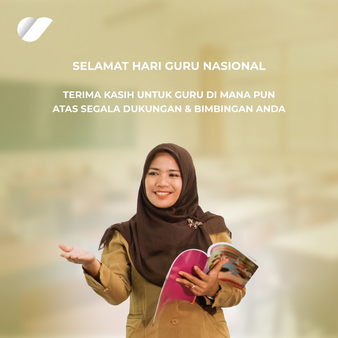 PrivyID's tweet photo. Hal terbesar yang dapat dilakukan seorang guru adalah membuktikan kepada siswa bahwa mereka cerdas, berbakat, dan kreatif. Terima kasih untuk para guru di mana pun atas segala dukungan & bimbingan Anda.
Selamat Hari Guru Nasional 25 November 2022.
#PrivylegeForEveryone https://t.co/kDlSQmsUaU