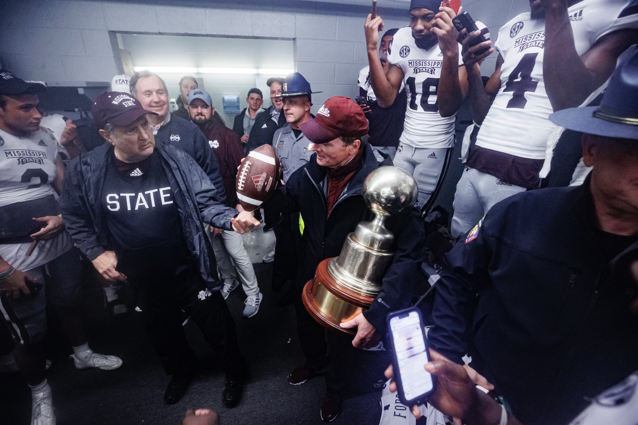 Sid Salter on Twitter "MSU President Mark Keenum was in the postgame