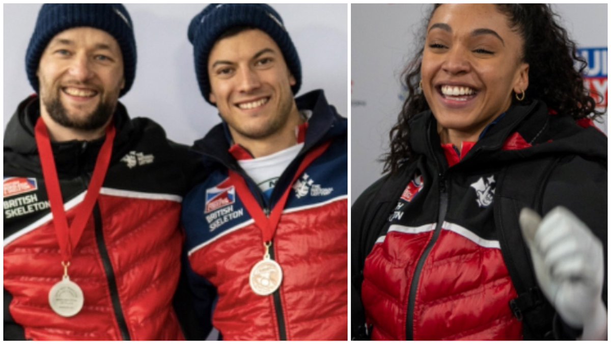 HUGE results for <a href="/The_BBSA/">British Bobsleigh and Skeleton Association</a> skeleton sliders from the season-opening World Cup in Whistler, Canada! 🛷🇬🇧🔥

🥇 <a href="/MarcusWyattGB/">Marcus Wyatt</a>
🥈 <a href="/BroganCrowley/">BROGAN CROWLEY</a> 
🥉 <a href="/MattWeston02/">Matthew Weston</a>

It follows bobsleigh &amp; parabob successes over the last few days 
thebbsa.co.uk/news-and-resul…