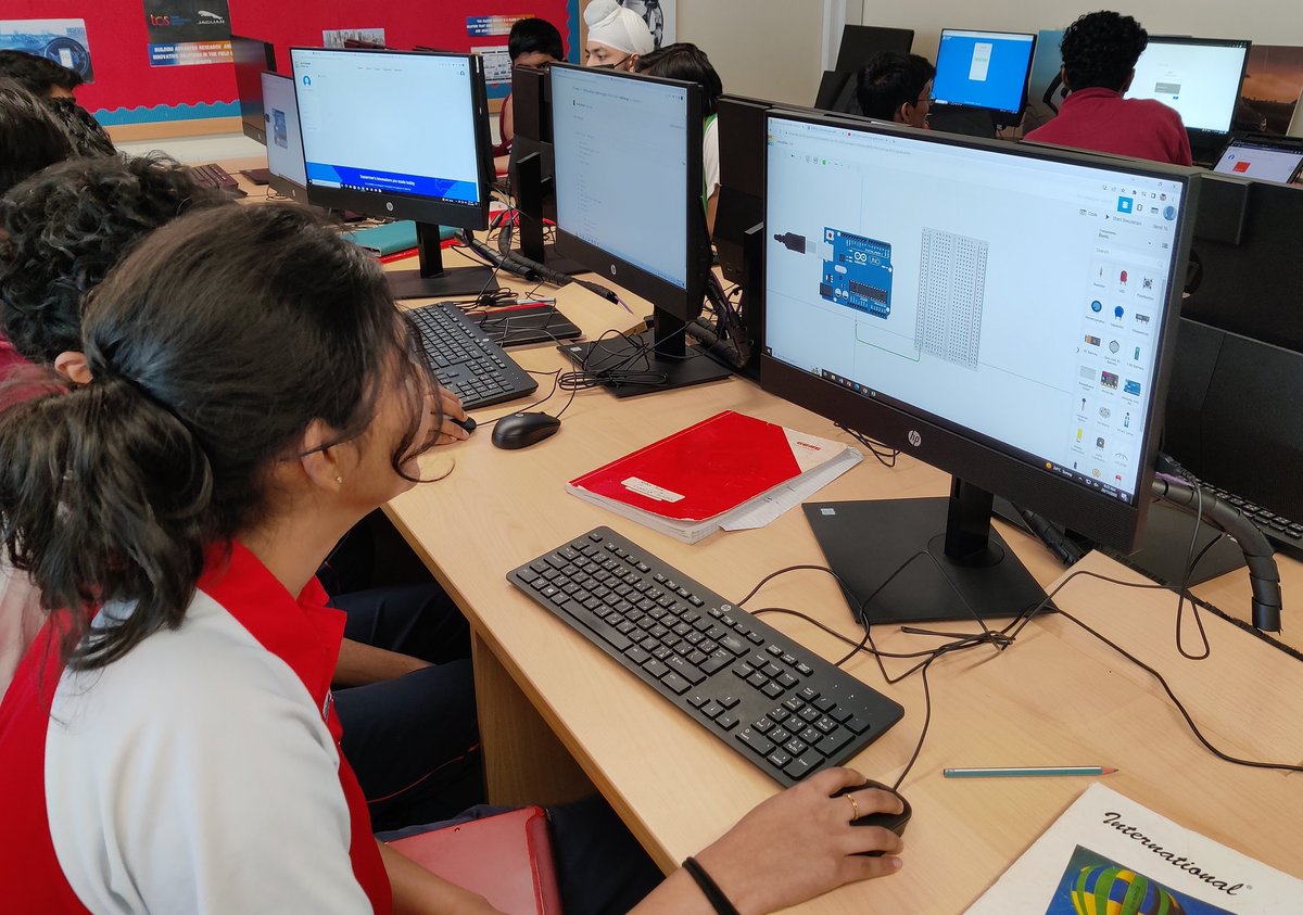 Edith Paulin (@edith_roger_) on Twitter photo To accustom oneself with learning beyond the syllabus is to nurture creativity and imagination.
Creating Python projects with Aruduino using Tinkercard.#pythonwitharduino
<a href="/gemsnms_alkhail/">GEMS NMS Alkhail</a>
<a href="/Fatima_Martin/">Fatima Martin</a> <a href="/TeresaRusten/">Teresa Rusten</a> <a href="/nmsedtech/">GNMS EdTech HQ✨</a> To accustom oneself with learning beyond the syllabus is to nurture creativity and imagination.
Creating Python projects with Aruduino using Tinkercard.#pythonwitharduino
<a href="/gemsnms_alkhail/">GEMS NMS Alkhail</a>
<a href="/Fatima_Martin/">Fatima Martin</a> <a href="/TeresaRusten/">Teresa Rusten</a> <a href="/nmsedtech/">GNMS EdTech HQ✨</a>