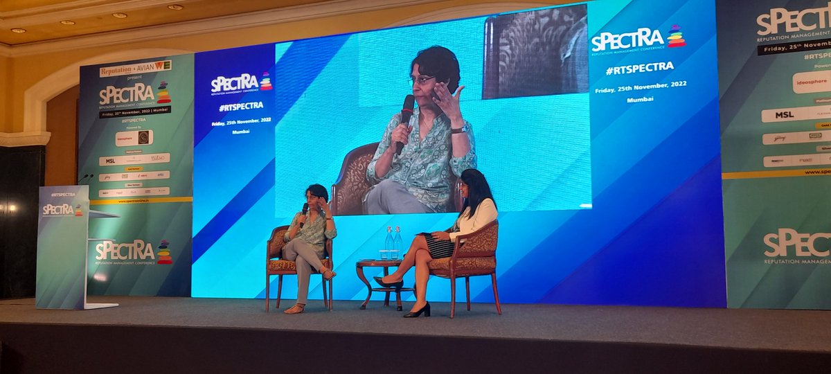 RepTodayMag's tweet photo. Lets welcome @BhogleAnita and @shwetamunjal for another round of eye-opening discussion! 

#RTSPECTRA https://t.co/W1goPY2BoS