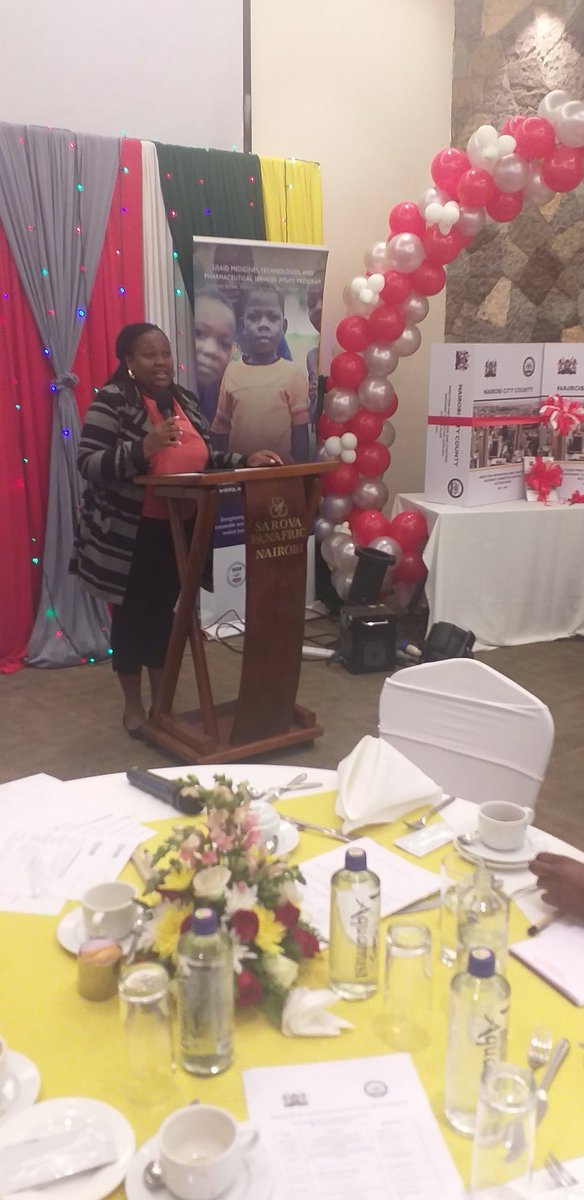 Dr. Carol Ngunu Nairobi Couty Director of Public Health at the Nairobi CIPCAC launch