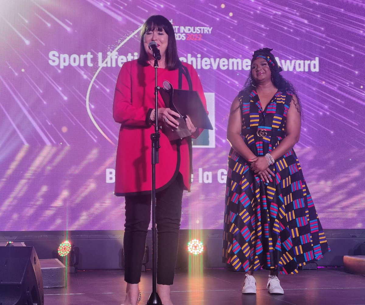 Sport Lifetime Achievement Award
The recipient of the 2022 Hollard Sport Industry Awards Sport Lifetime Achievement Award has been awarded to former Netball South Africa Chief Executive, Blanche de la Guerre.