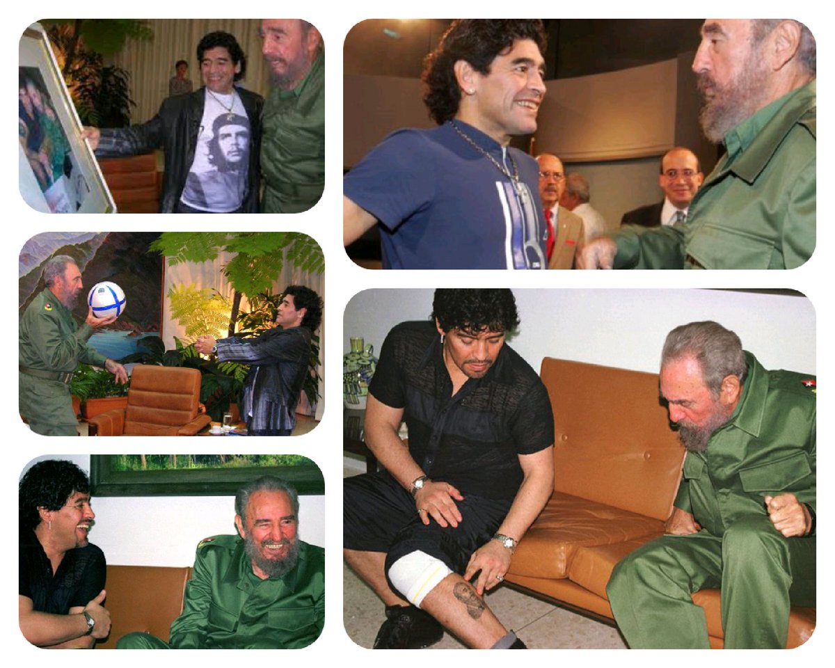 Dos íconos del siglo XX unidos por un mismo ideal #FidelCastro y #DiegoArmandoMaradona <a href="/CigbC/">CIGB Camaguey</a> rinde homenaje a ambos este 25 de noviembre. #FidelPorSiempre #FidelEntreNosotros #Cuba #PorCamagueyTodo #CamagueyConFidel <a href="/NemecioGonzale7/">Nemecio Gonzalez</a> <a href="/MartaAyalaAvil2/">Marta Ayala Avila</a> #BioCubaFarma