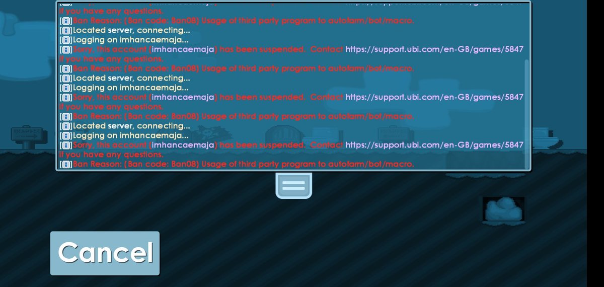 AjaImhan's tweet photo. @ItsLeqz @growtopiagame @nindakuhafizh playing the original growtopia apk my account can't log in so I'm playing in parallel space my account can be used to log in, so now I don't want it anymore what's the reason I don't understand suddenly my account has been banned for no reason https://t.co/4Te3HUz1yn