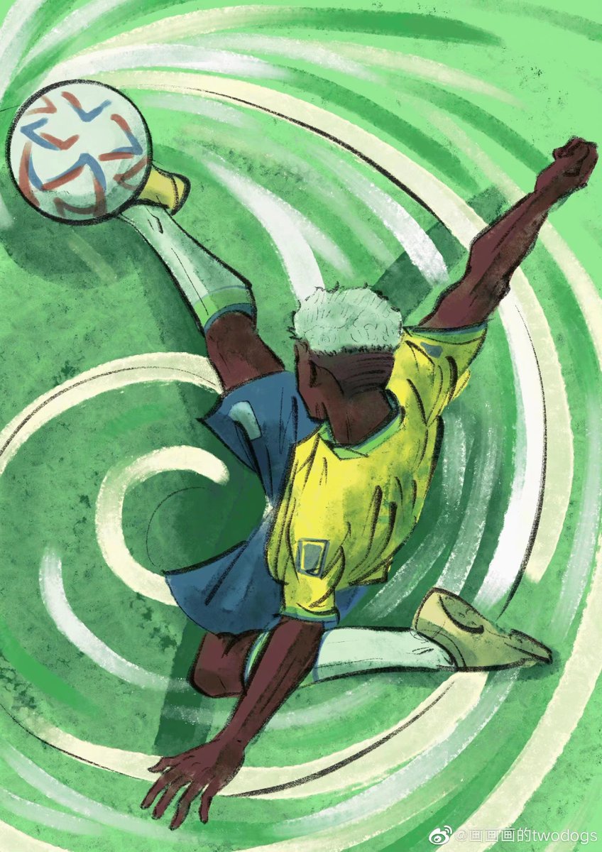 CGMeifangZhang's tweet photo. What a fabulous goal! Chinese soccer fans draw and post Richarlison @richarlison97’s stunning strike which helped Brazil beat Serbia 2-0 in their first match at the #FIFAWorldCup on Thursday. Which is your favorite?

https://t.co/HMAlcdP0u0