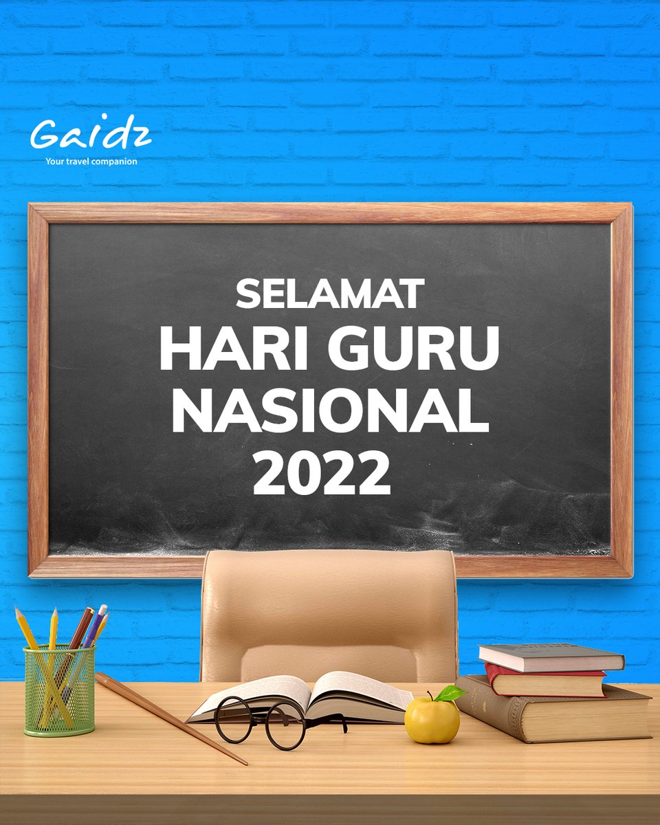Guru itu ibarat lilin, energinya dihabiskan untuk menerangi jalan bagi siswa dan murid-muridnya. Selamat Hari Guru Nasional!