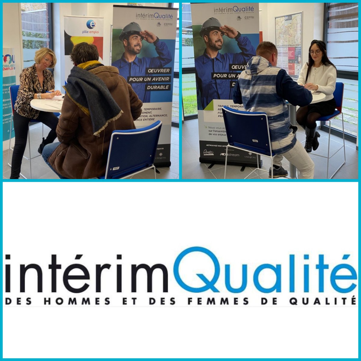 #JeDecrocheUneMission
⏰ Un événement hebdomadaire organisé par le #PoleemploiDunkerque

⏩ Cette semaine Intérim Qualité est venue à la rencontre de nouveaux  talents à la recherche d'une mission
🤔 Et si c'était vous ? RDV tous les mardis 👍