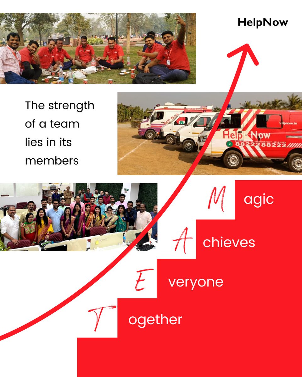 HelpNowIndia's tweet image. Individual commitment to a group effort -- that is what makes a team work, a company work, a society work, a civilization work.&quot; – Vince Lombardi 
That is what makes HelpNow work too!
#Ambulance
#savinglives #mission #FridayMotivation
