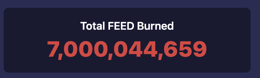 ChiknWorld's tweet photo. Over 7 Billion $FEED burned!  

🔥🔥🔥🔥🔥🔥🔥🔥🔥🔥🔥🔥🔥🔥🔥🔥🔥🔥🔥🔥🔥🔥🔥🔥🔥🔥🔥🔥🔥🔥🔥🔥🔥🔥🔥🔥🔥🔥

$EGG $FERT $WORM https://t.co/VBBhmlTQ0v