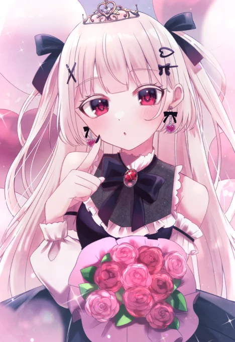 初配信おめでとう!わたしもあなたも、お互いがいないと存在できません!!!2年とちょっと、あなたを描かせてくれてありがとう!!これからもよろしくね!!!!#charmbre 