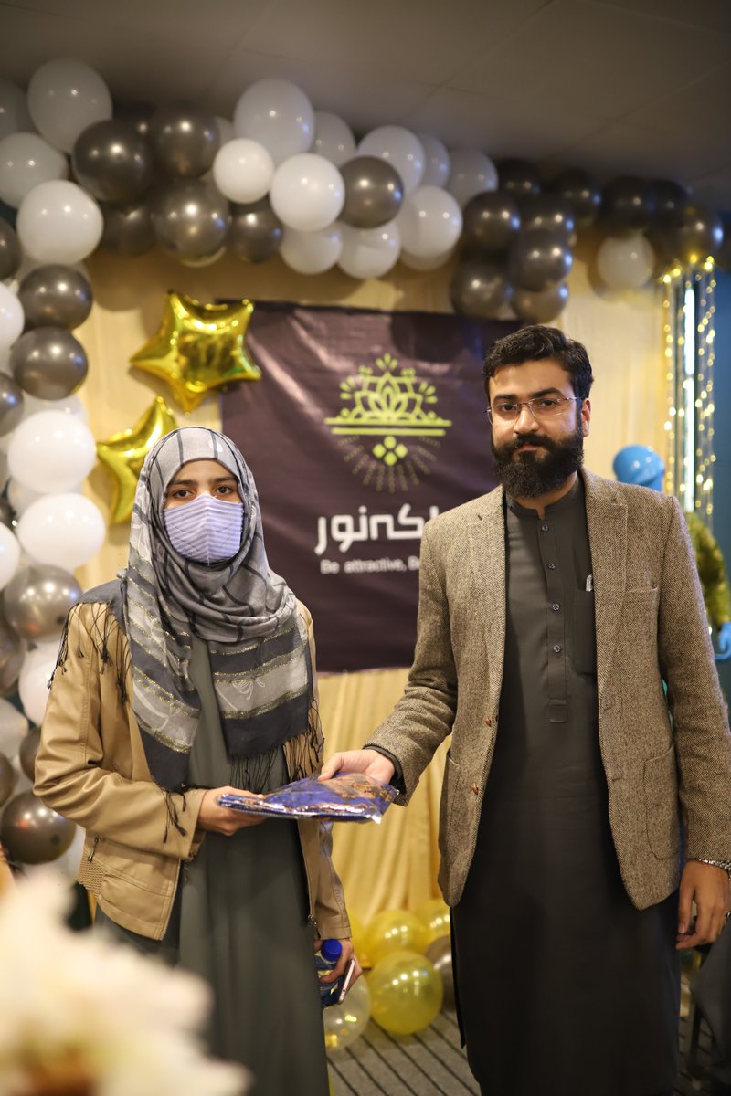NEP_NIC's tweet photo. Glimpse from #startup Malka-e-Noor #launching #ceremony'22 organized at #NEP #KOHAT incubation center in @PR_KUSTOfficial
Malka-e-Noor is a design studio that has introduced #elegant #trendiest clothing line for #women &amp; #younggirls at affordable price. https://t.co/X7ana1I2H0