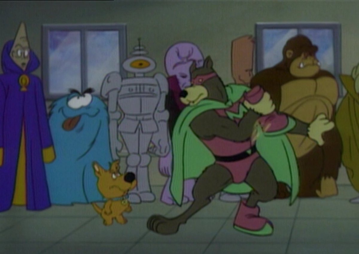 ScoobyandCam's tweet image. Happy 38th Anniversary to “A Scarey Duel with a Cartoon Ghoul” &amp;amp; “E*I*E*I*O”. These episodes were a double feature of episode 12, season 2 of “The New Scooby-Doo Mysteries”. This episode aired on November 24th, 1984 on ABC.

#ScoobyDoo #ScrappyDoo #TheNewScoobyDooMysteries