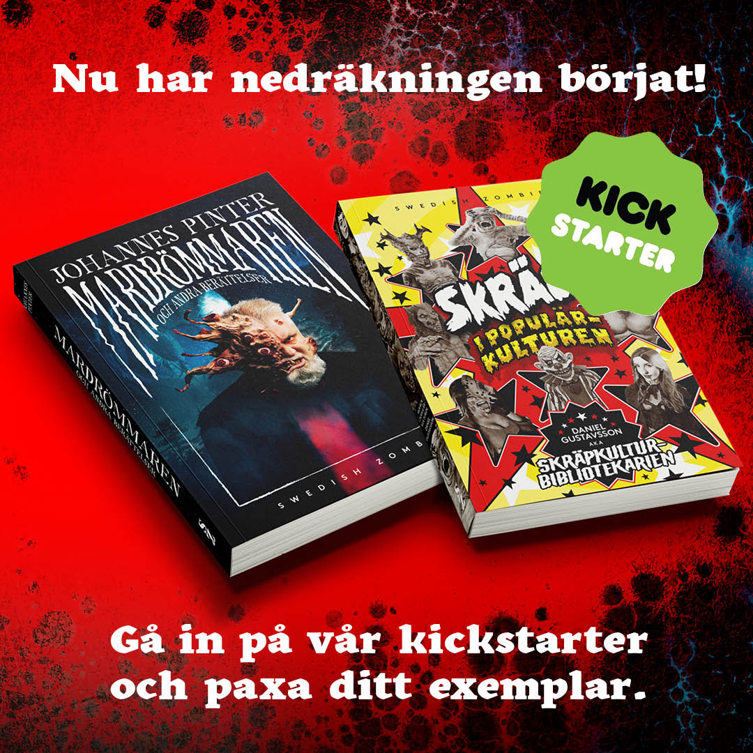 Sista dagarna på Kickstarter. Passa på att säkra dina exemplar och stötta svensk skräck! kickstarter.com/projects/swedi…