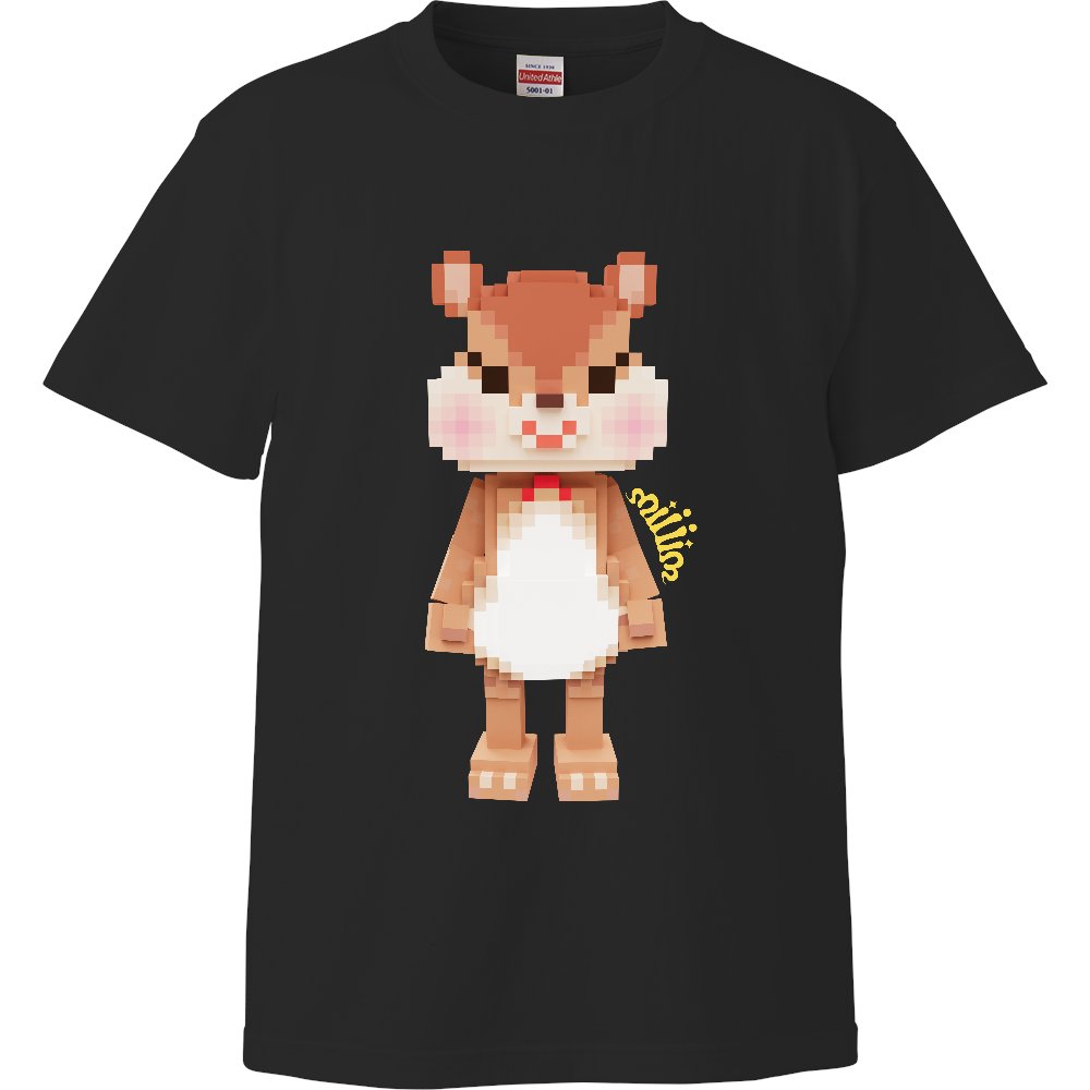 miimii_miichan's tweet photo. 新商品✨リスくんTシャツ🍄が登場！
カラーもサイズも豊富に取り揃えてます✨
https://t.co/LHgmC7tER6

#可愛い #ボクセル #voxel #Thesandbox #Tシャツ #オリジナルグッズ #リス https://t.co/JWFIf3UwLh