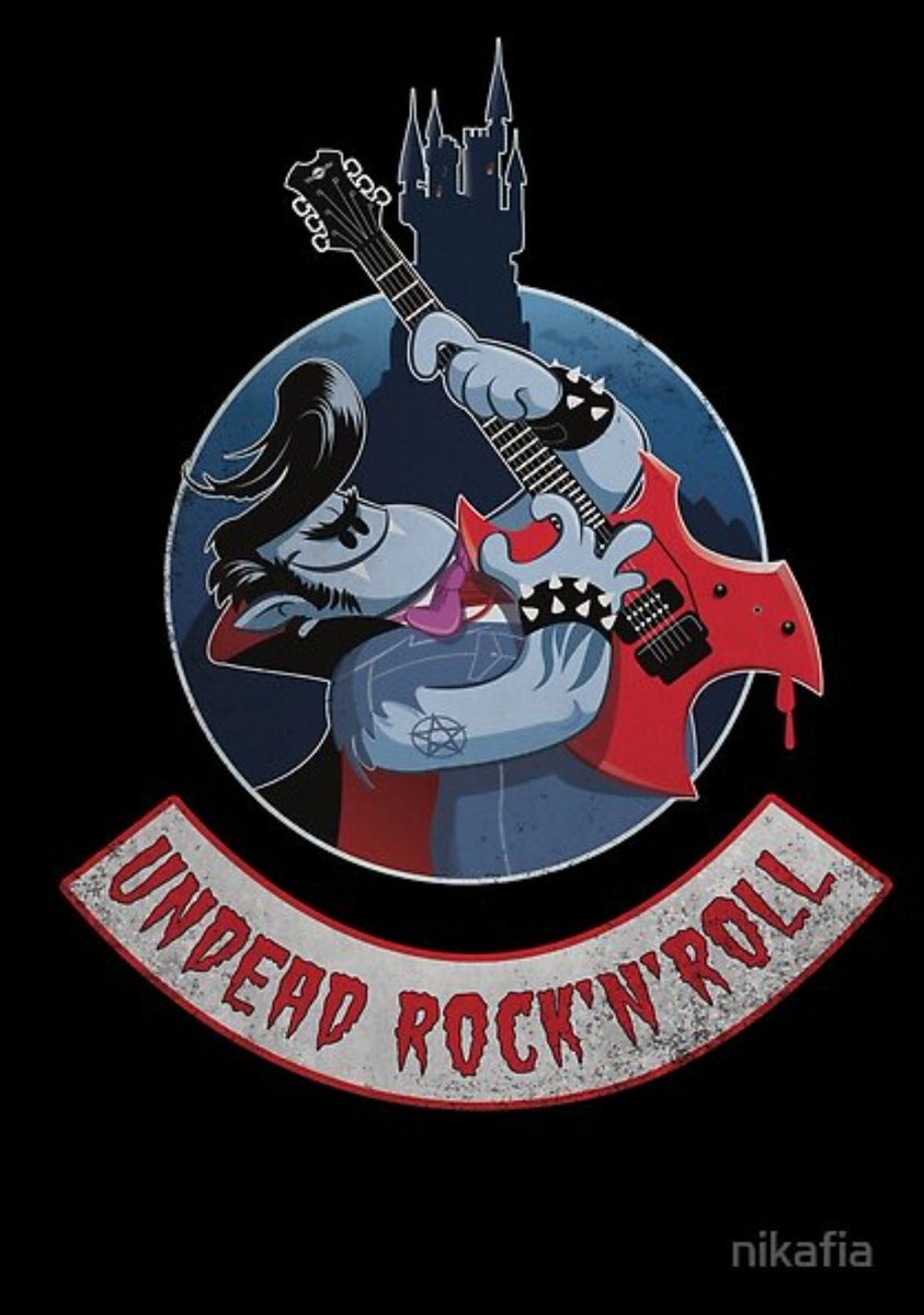 Latest design in my Redbubble store nikscribbles.com
#vampire #rocknroll #redbubble #undead
