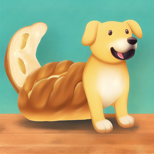 Luckycide's tweet photo. Was generating a lot of images of Bread dog the other day here are my favorite results!
#AIart #breaddog https://t.co/yWhYBjnxiF