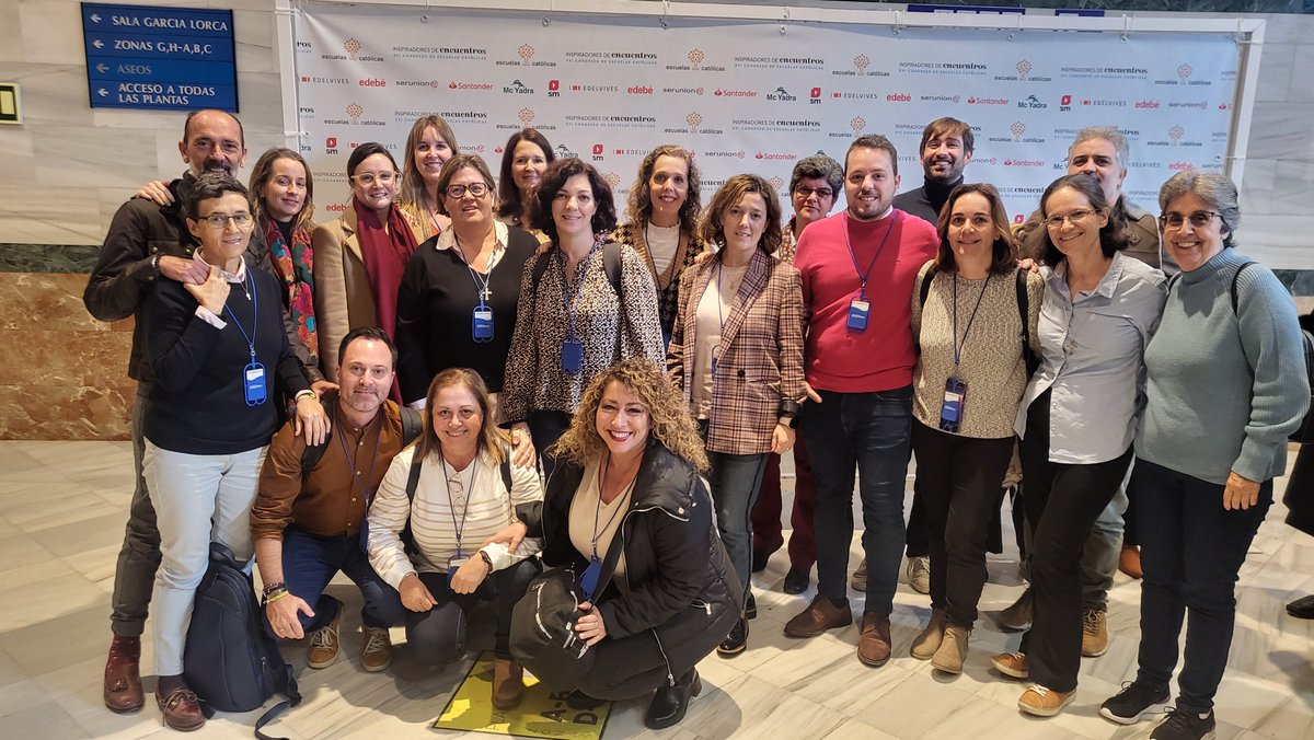 ➡️Participantes de <a href="/SalesianasEs/">Salesianas España</a> en el  XVI Congreso de <a href="/ecatolicas/">Escuelas Católicas</a>. #InspiradoresDeEncuentros  #ContigoTodoEsMejor #LaAlegríaDeCrecerJuntos <a href="/eSalesianas/">Escuelas Salesianas</a>