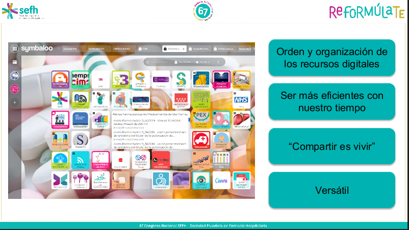 <a href="/PilarRanzOrtega/">Pilar Ranz Ortega</a> nos adentra en las bondades y utilidad <a href="/Symbaloo/">Symbaloo</a> para Farmacia Hospitalaria

Principales usos👇