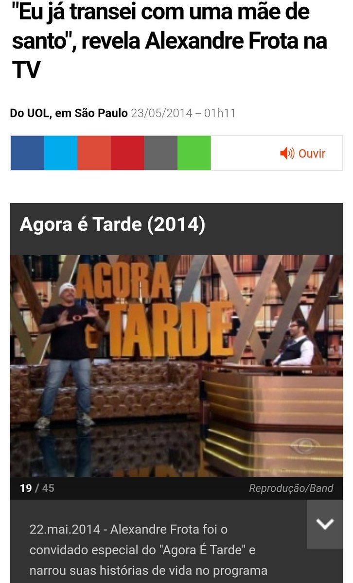 Alexandre Frota saiu da Transição da Cultura por ter sido alvo de preconceito. É repudiante um esquerdista fazer tal ato, com certeza não leu os manifestos. Porém, a gente sabe o que ele fez no "verão passado". #EsquerdaSegueEsquerda