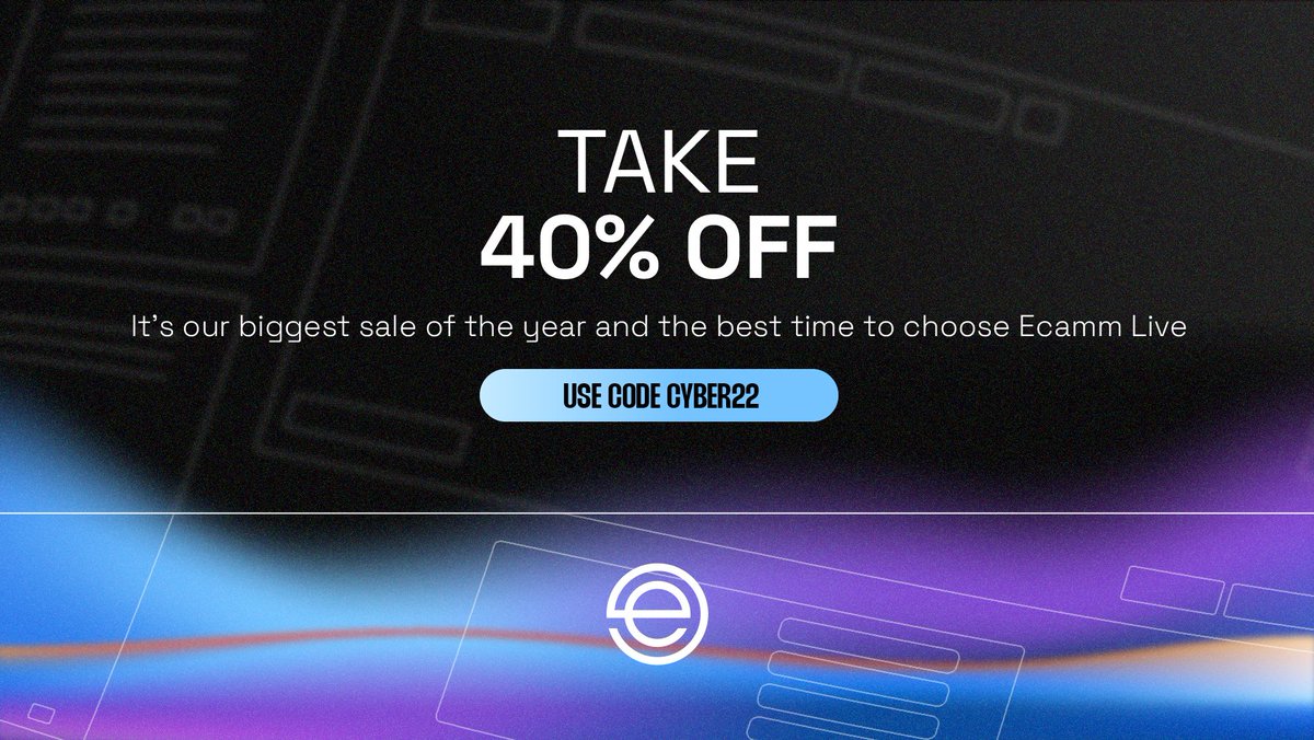 AnchorShow's tweet photo. 🚨Time is running out on the best deal of year to get Ecamm Live!

I use @ecammtweets every day and I think every Mac user should own this app.
Use my link and take 40% off with code: CYBER22
https://t.co/EHZ2Oa0Iwg

#livestreaming #ad #CYBER22 https://t.co/atb3YC6pwh