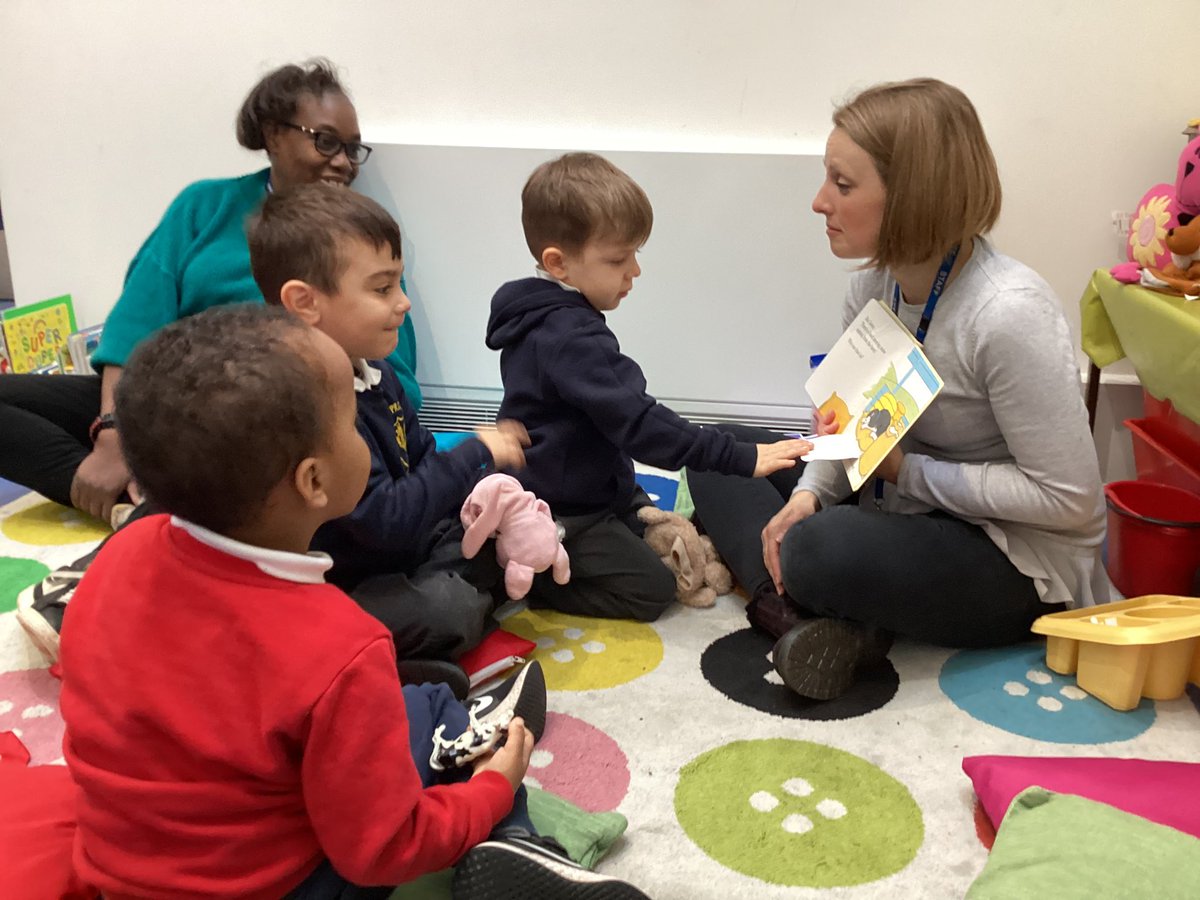 WyvilPrimary's tweet photo. We had fun during Early Words Together this week, singing, reading stories and making puppets #NationalLiteracyTrust #EarlyWordsTogether #ReadingatWyvil #EYFSatWyvil https://t.co/fLpUS3aAen