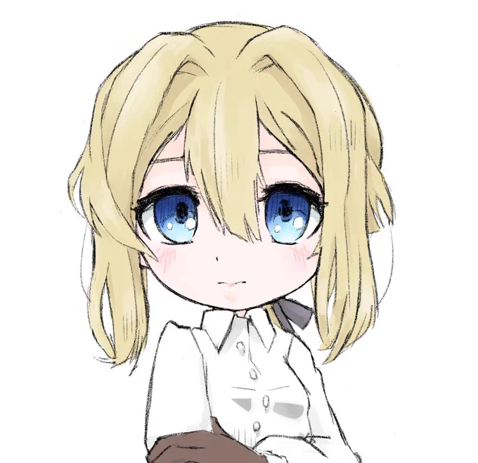 きょうはバイオレットちゃんなのね…泣く。 