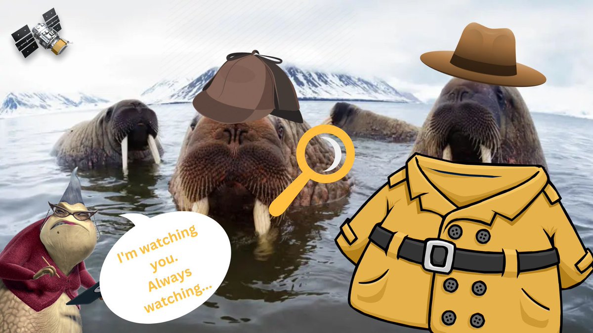 Channel you inner Monsters Inc Roz and become a #WalrusDetective… I’m watching you… always watching.

You can contribute to science and help save Walrus, by spying on them from space wwf.org.uk/learn/walrus-f…

<a href="/BAS_News/">British Antarctic Survey 🐧</a> <a href="/wwf_uk/">WWF UK</a> <a href="/WhalesFromSpace/">Hannah Cubaynes</a> @PeterTFretwell