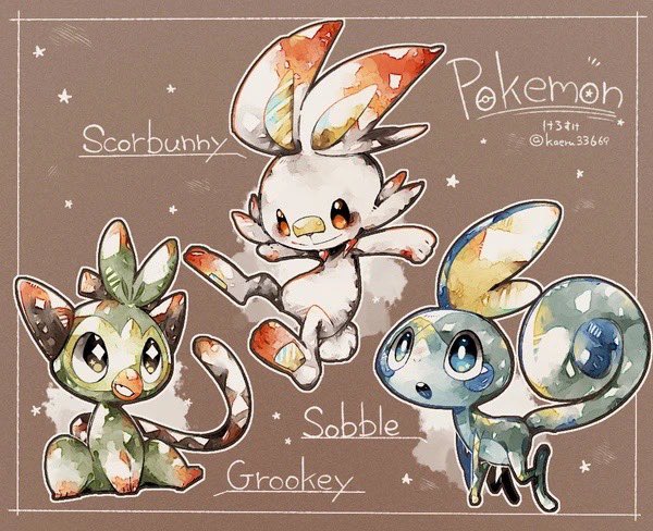 「scorbunny brown eyes」Fan Art(Latest)