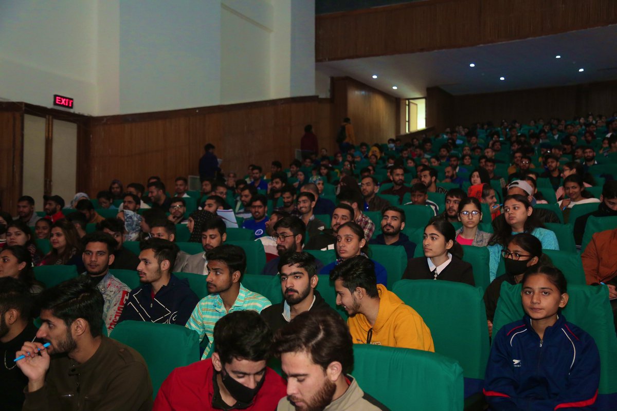 Career Counselling workshop organised at Zorawar Singh Auditorium, Jammu University #janjatiyagauravdivas2022 

2000 students participated in the day long programme where sessions were delivered by the experts from various fields @TribalAffairsIn @listenshahid @TranshumanceGbl
