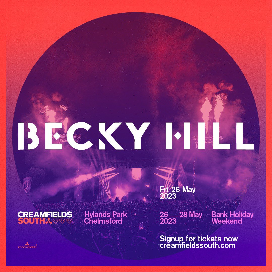 . <a href="/CreamfieldSouth/">Creamfields South</a> i'm coming for you!! bring on festival season 2023 ☀️ tickets on sale now: creamfieldschelmsford.com/tickets/