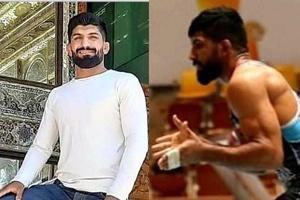8november1997's tweet photo. He is Amin Bazrgar.He was wrestler and Navid Afkari’s friend.He supported his friend(Navid Afkari) and The Islamic republic regime stole him and after the months,his bones were found in the mountains around the Shiraz on October 2022.
#WALIRN
#Qatar2022 
#SayTheirNames https://t.co/leh33Anv8W