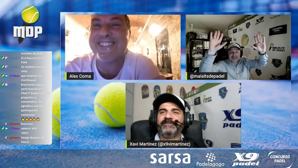 MalaltsdePadel's tweet photo. 🛑Aquí tenéis el enlace al directo de ayer en #Twitch 
https://t.co/qIYkAJ6VI6
Con @alexpertr3s 
🎾#WPTMexicoOpen 
🎾Nuevo contrato  @APTPadelTour 
🎾@babolatpadel Technical Viper @juanlebronc 
🎾 Nevo curso de @Vibliotec https://t.co/hGODbAo52w