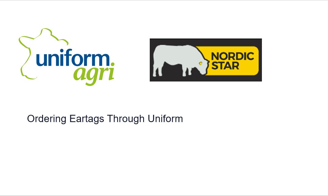 NMRgroup's tweet image. You can now order Nordic Star #Eartags through UNIFORM.

Eartag ordering through UNIFORM youtu.be/tTFMz6T_aKs 

Call #NMR Customer Services for more information
@uahelpdeskuk