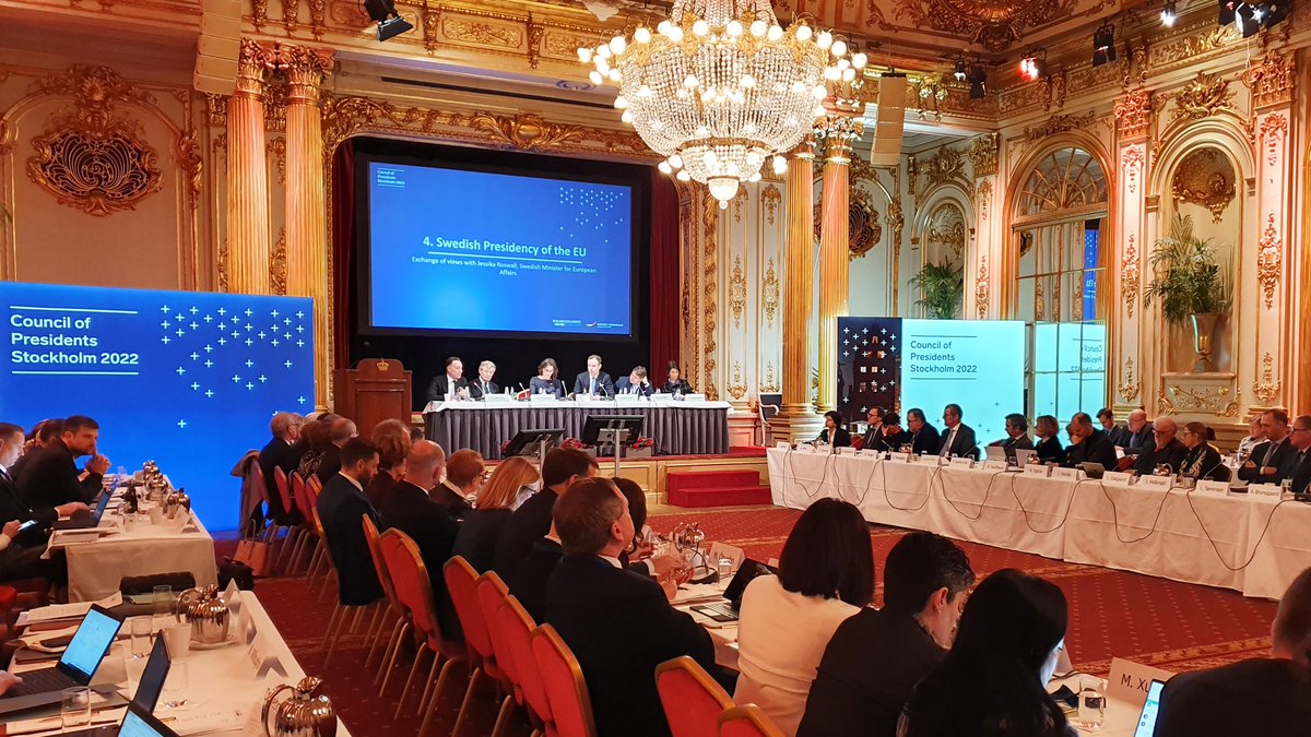 Der_BDI's tweet photo. Today, the Presidents of @BusinessEurope’s 40 member federations gathered in Stockholm. Clear message: #Europe urgently needs a comprehensive competitiveness strategy. Thank you for the exchange @ThierryBreton, @SwedishPM & @PrinsDanne! @svenaringsliv #EUGrowth #EUIndustry https://t.co/c3xuv2UXKi